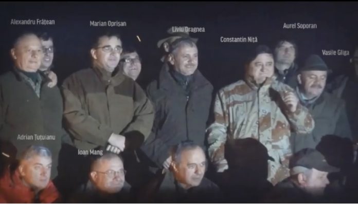 #Teleormanleaks: Liviu Dragnea filmat la vânătoare cu conducerea Tel Drum