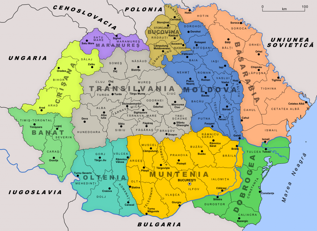 configurarea româniei mari